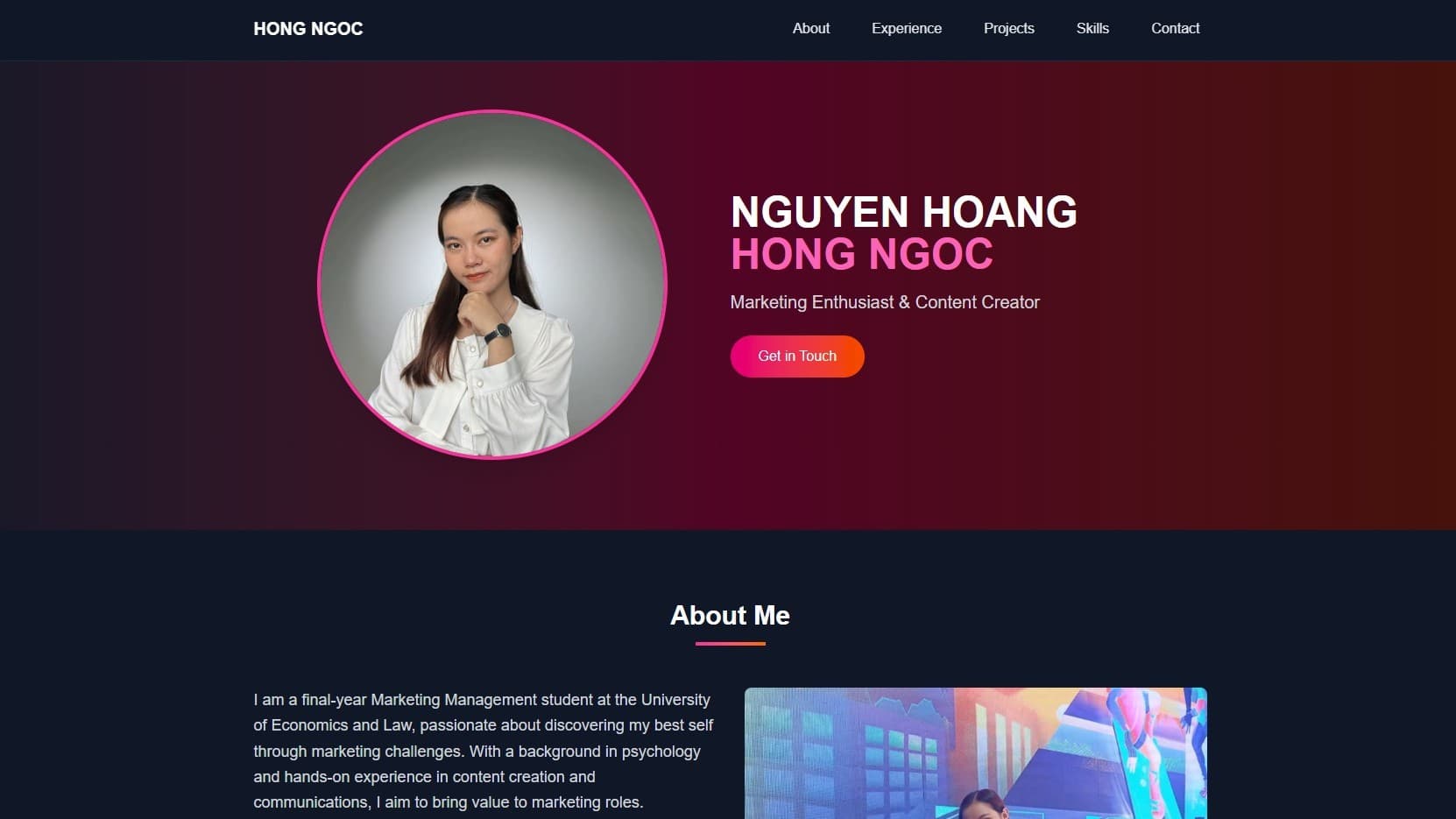 Portfolio Ngoc Nguyen Preview